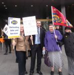 Civil Service Strike Manchester and Salford April 5th 2013